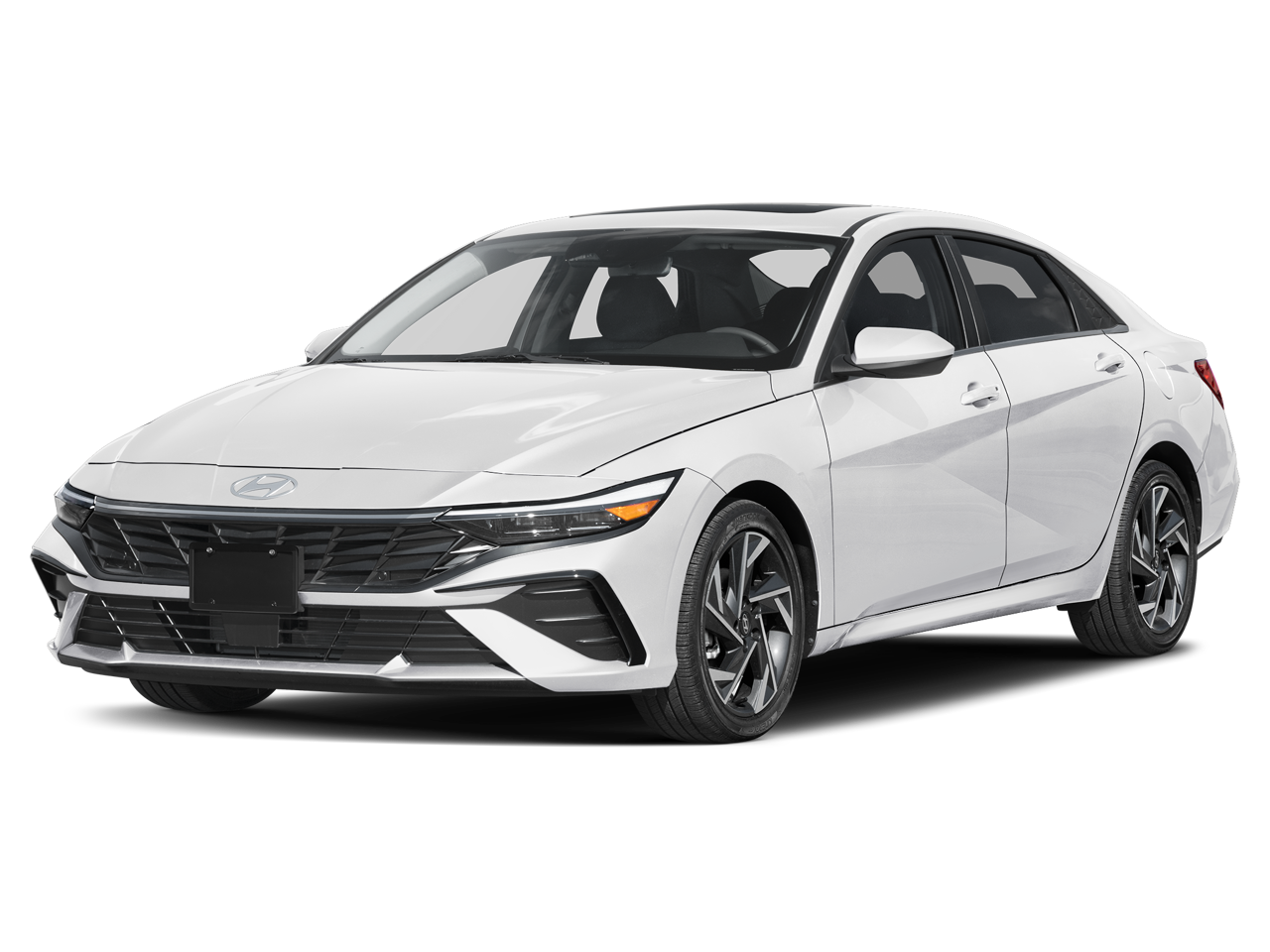 2025 Hyundai Elantra SEL Convenience in Serenity White — front three-quarter view