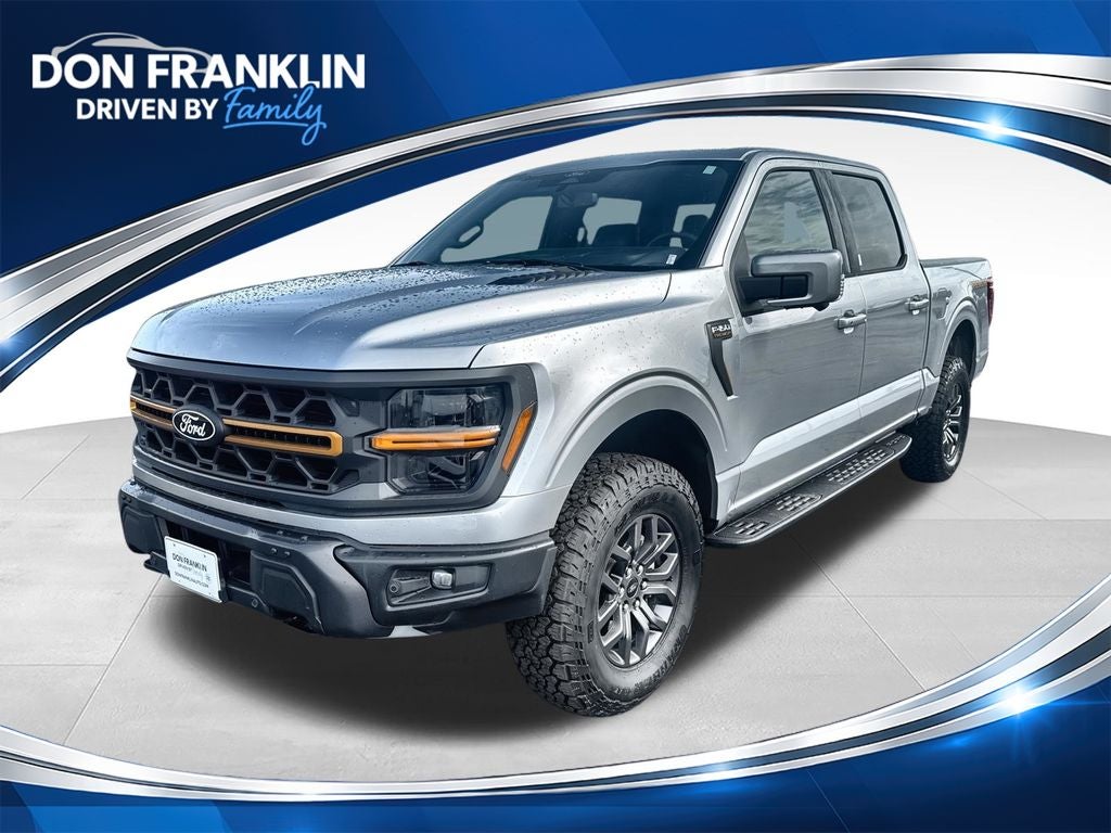 2025 Ford F-150 Tremor in Silver — front three-quarter view