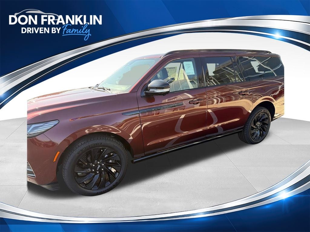 2027 Lincoln Navigator L Reserve in Bronze Fire Tinted Clearcoat — front three-quarter view