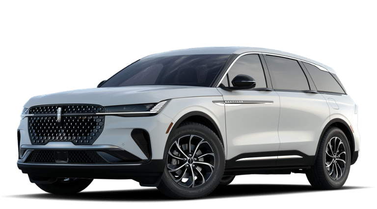 2026 Lincoln Nautilus Premiere in White Platinum Clearcoat Metallic — front three-quarter view