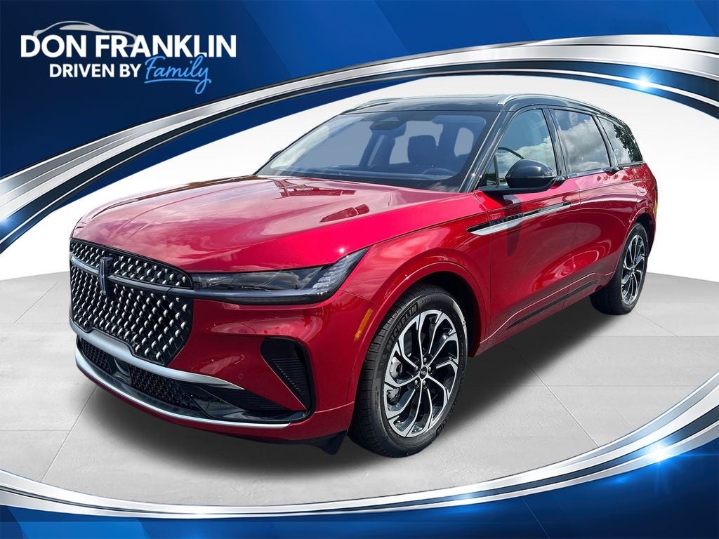 2026 Lincoln Nautilus Reserve in Red Carpet Metallic Tinted Clearcoat — front three-quarter view